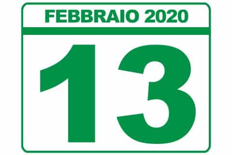 13 Febbraio 2020